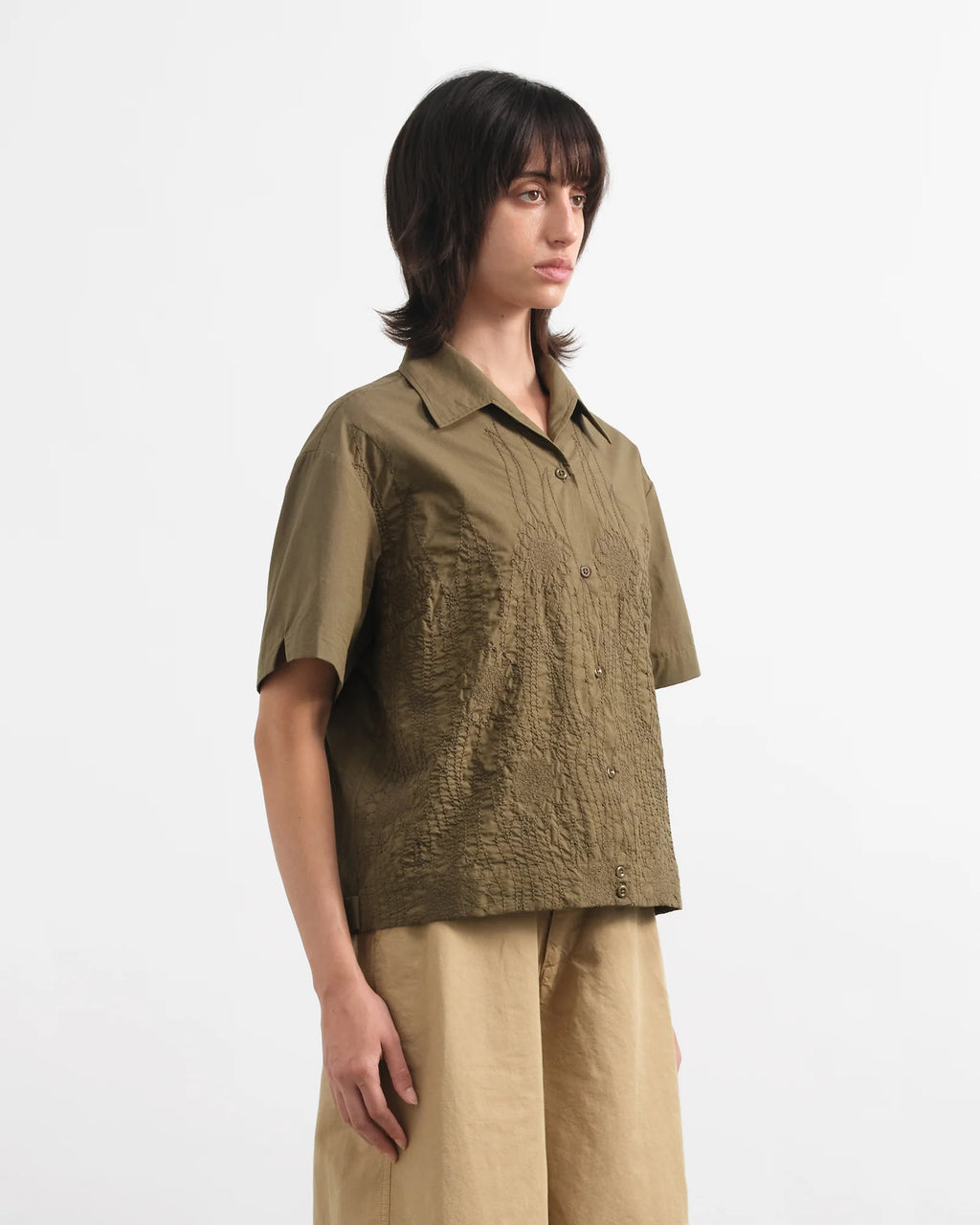 Wanda Shirt — OLIVE