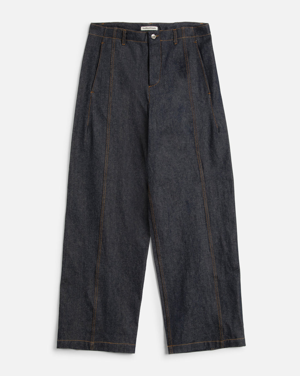Displaced Seam Jean — INDIGO