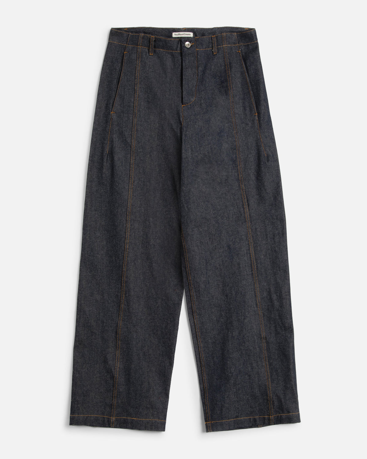 Displaced Seam Jean — INDIGO