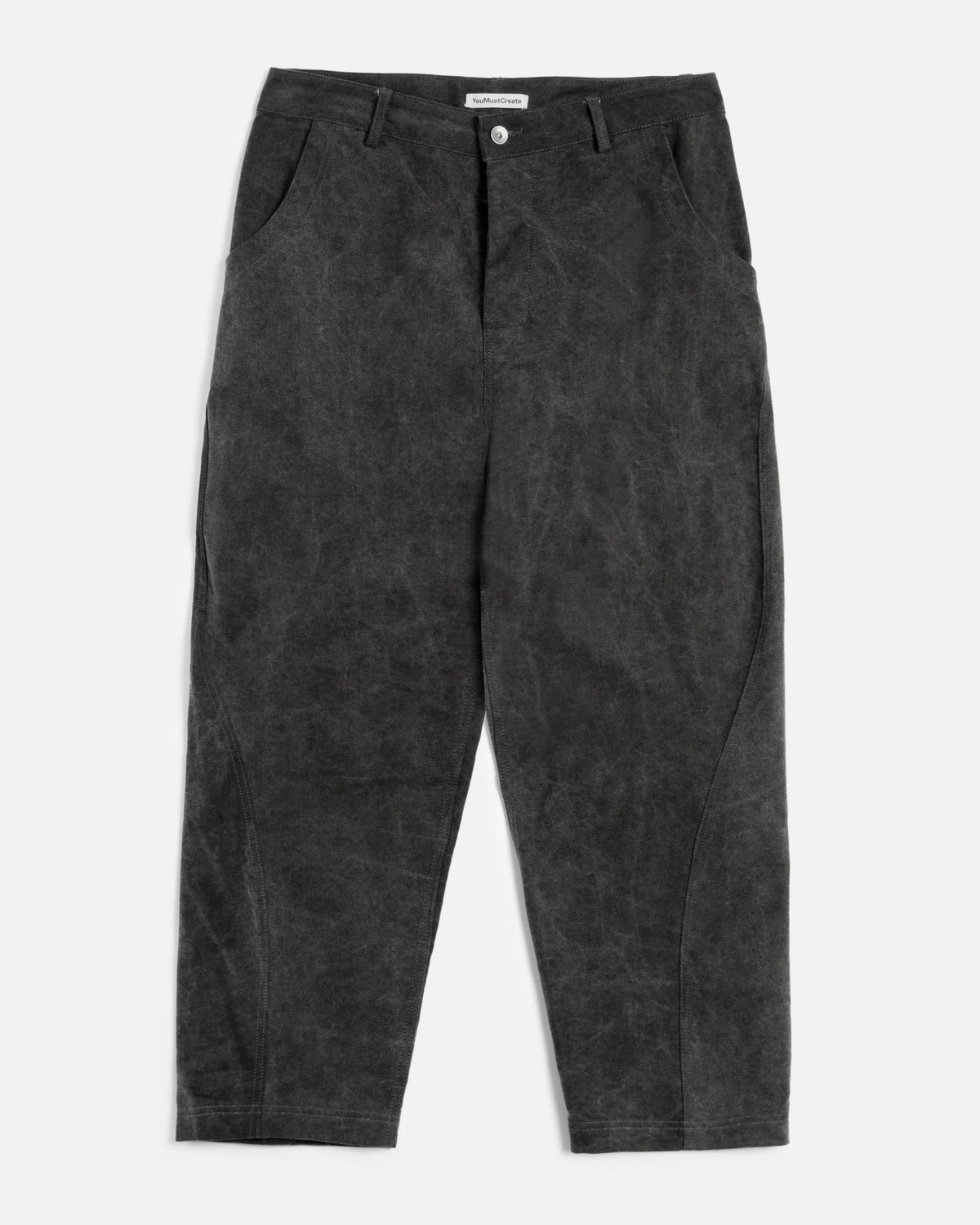 Twisted Seam Jean — CHARCOAL