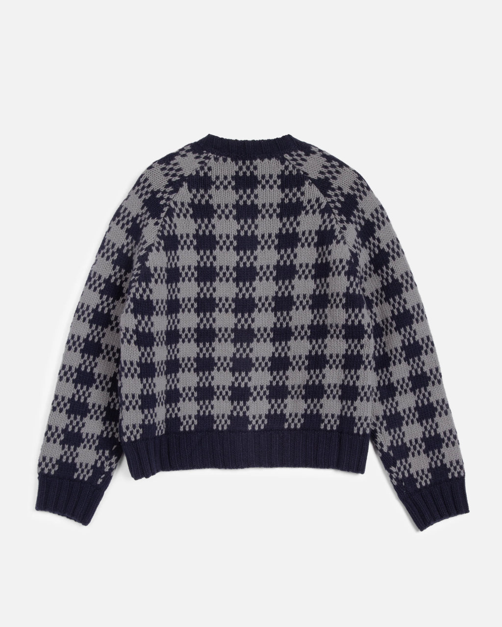Atomic Cardigan — NAVY / GREY