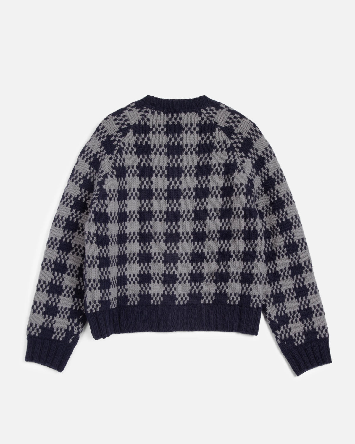 Atomic Cardigan — NAVY / GREY