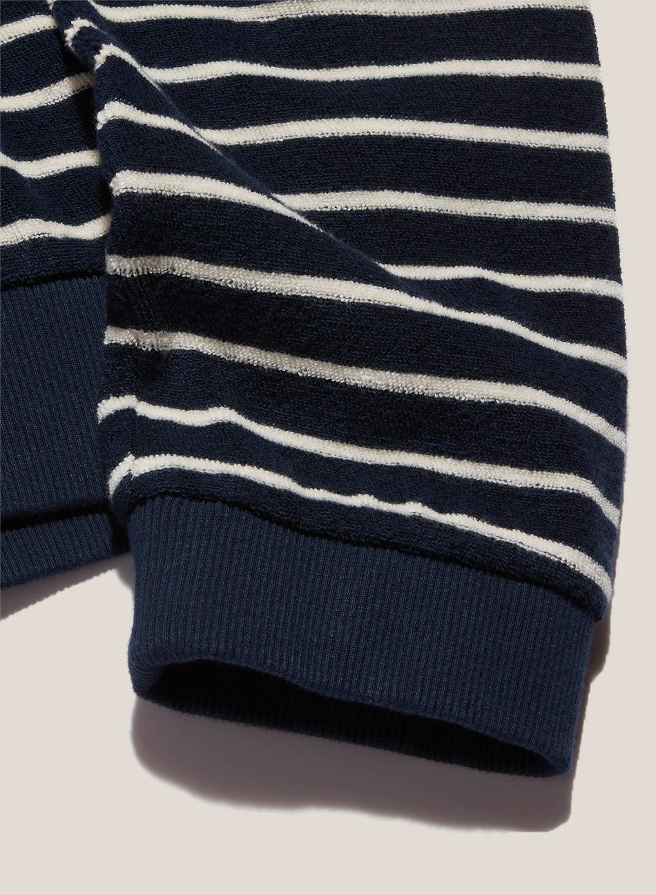 Almost Grown Sweatshirt — NAVY / ECRU