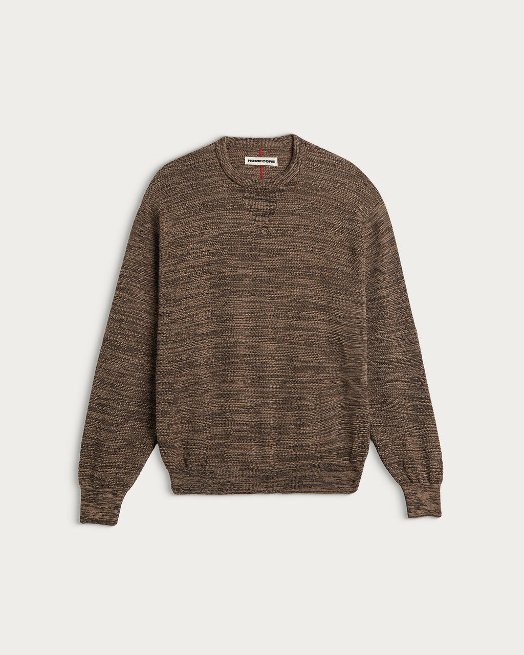 Merino Jumper — SPECKLED BROWN