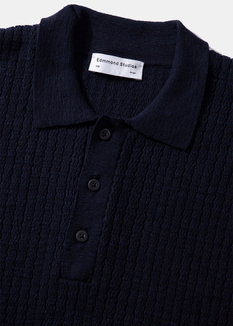 Sunset Polo Shirt — NAVY