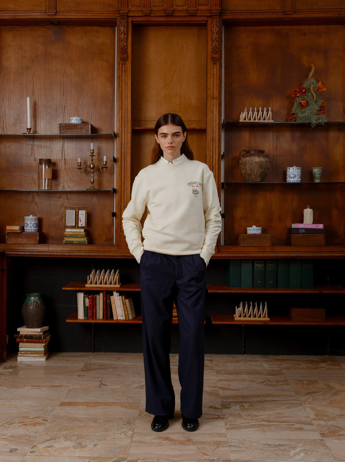 Unisex Patch Club Corduroy Jacket — STRAW (Copy)