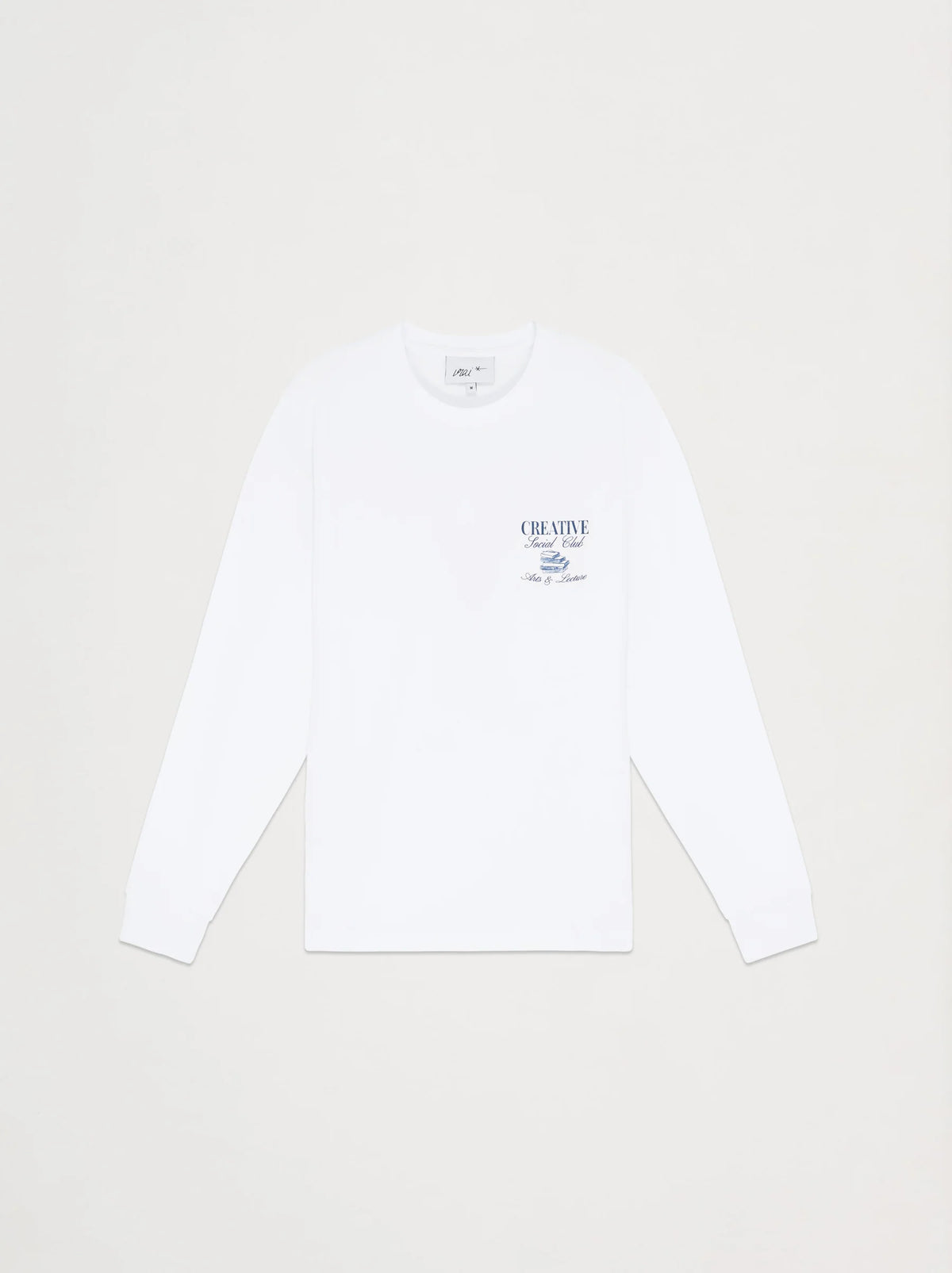Unisex ARTS & LECTURE Long-Sleeve T-Shirt — WHITE