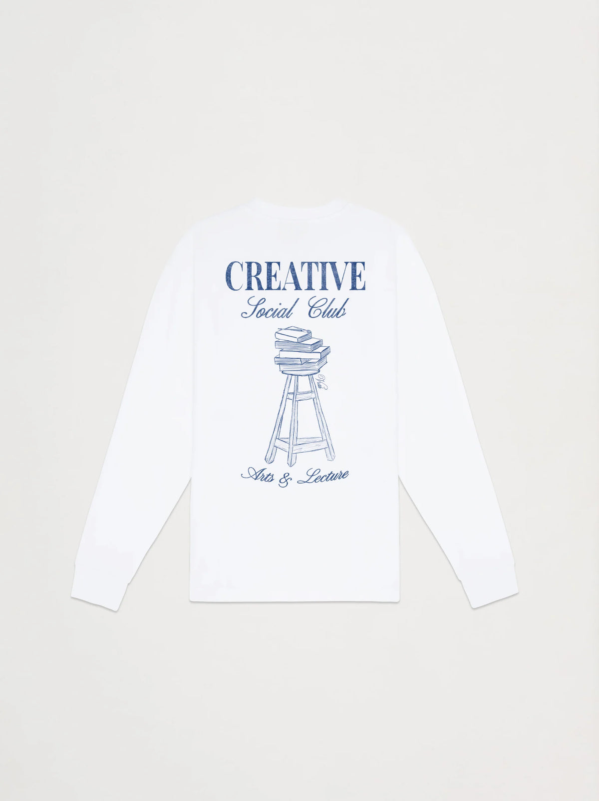Unisex ARTS & LECTURE Long-Sleeve T-Shirt — WHITE