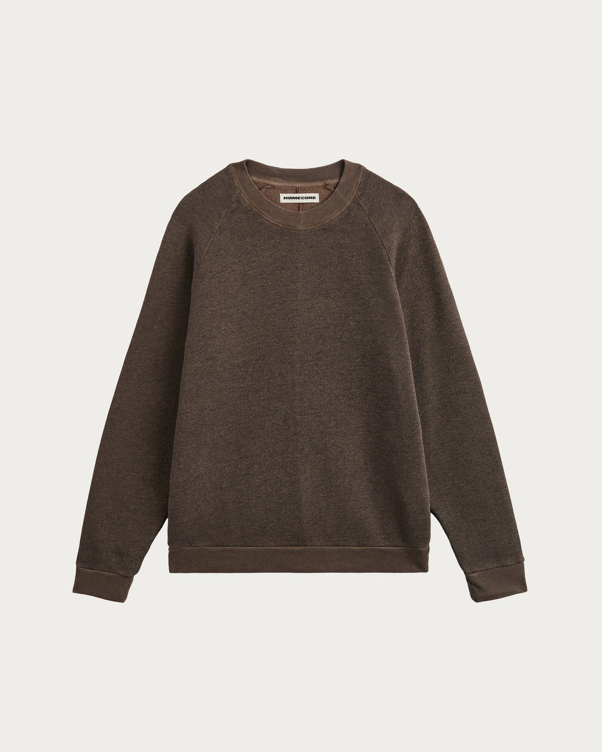Terry Crewneck Sweater — FALCON GREY