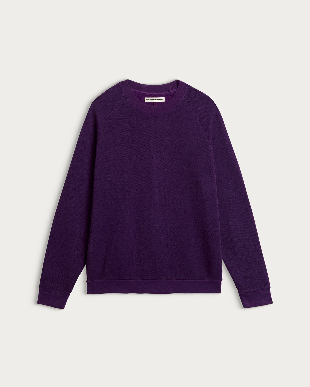 Terry Crewneck Sweater — GRAPE
