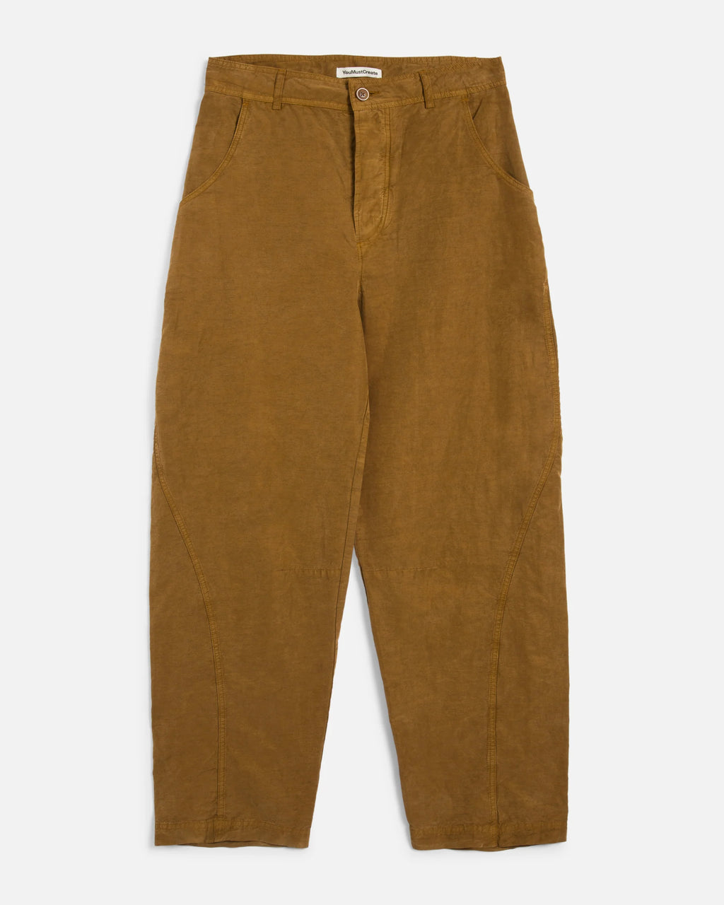 Twisted Seam Jean — ORANGE