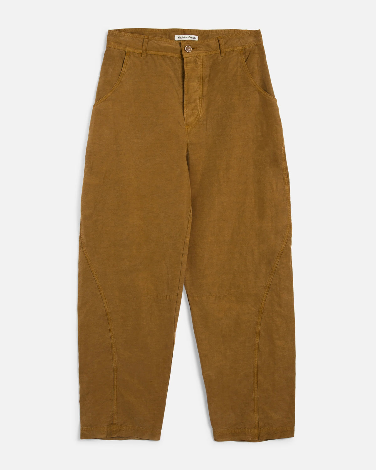 Twisted Seam Jean — ORANGE