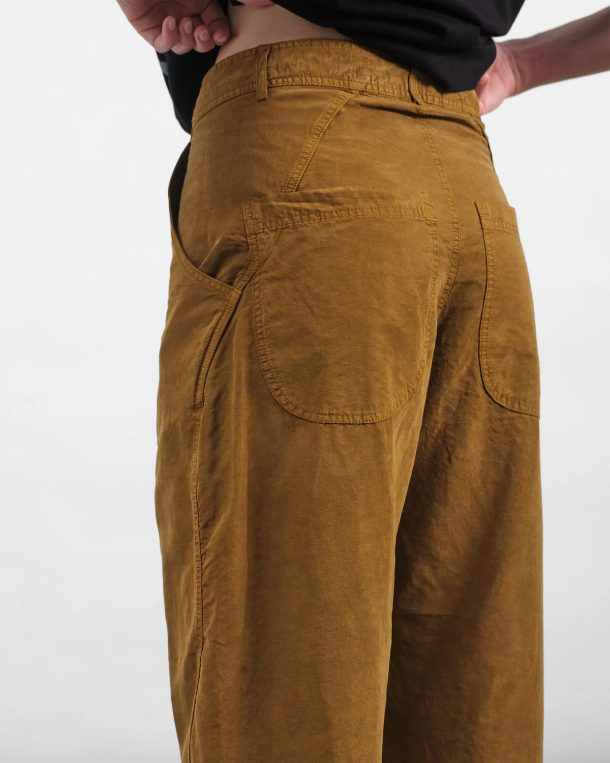 Twisted Seam Jean — ORANGE