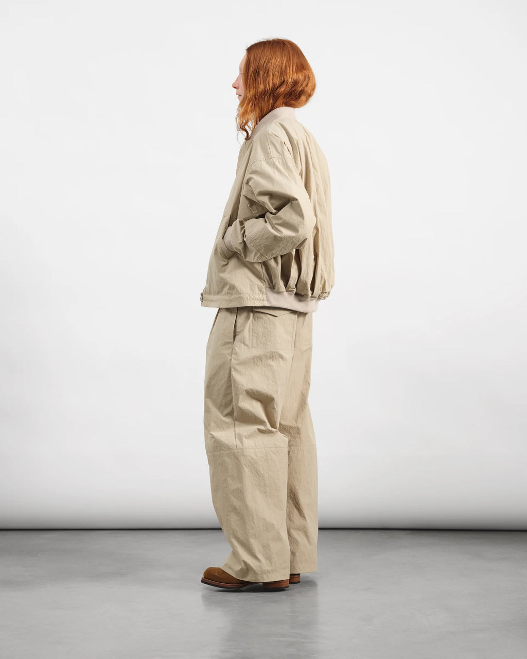 Basement Bomber Jacket — STONE