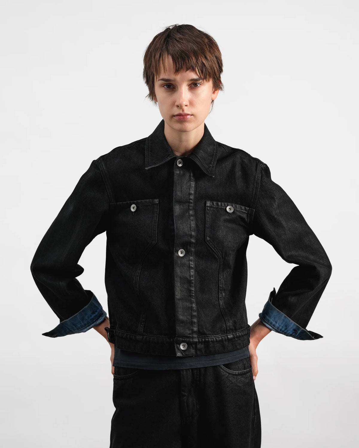 Loft Jacket — BLACK DENIM