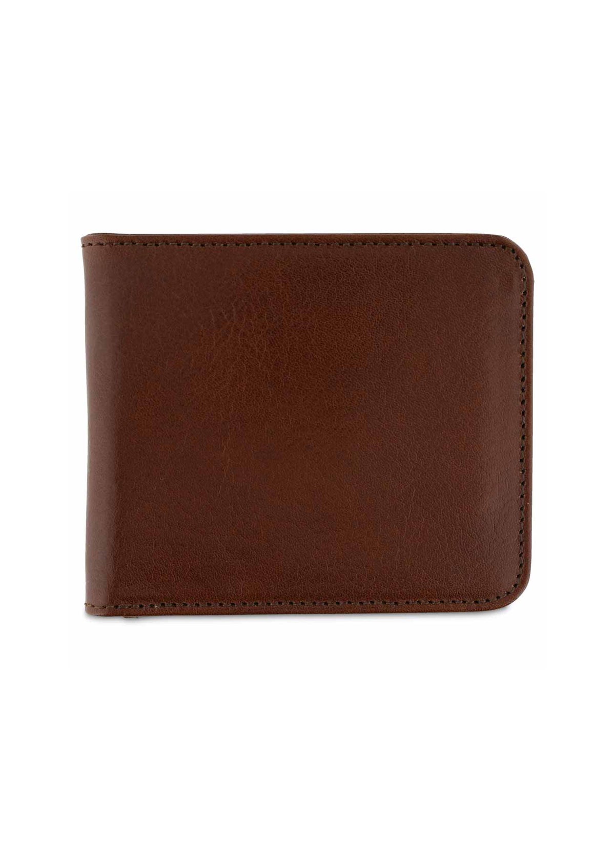 Billfold Leather Wallet — LIGHT BROWN