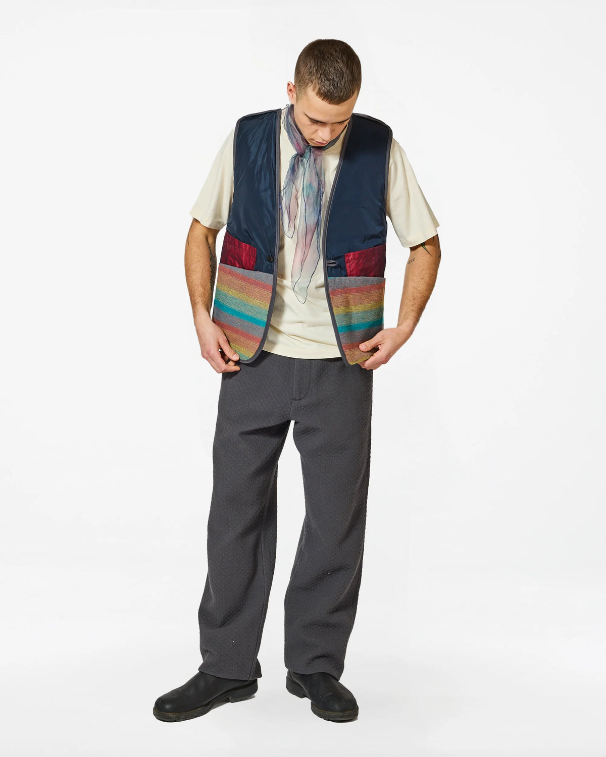 Youssef Woolly Jacket — ANTHRACITE