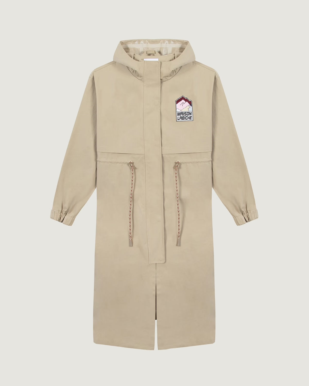 'Patch Mountain' water-repellent niox parka — CLAY