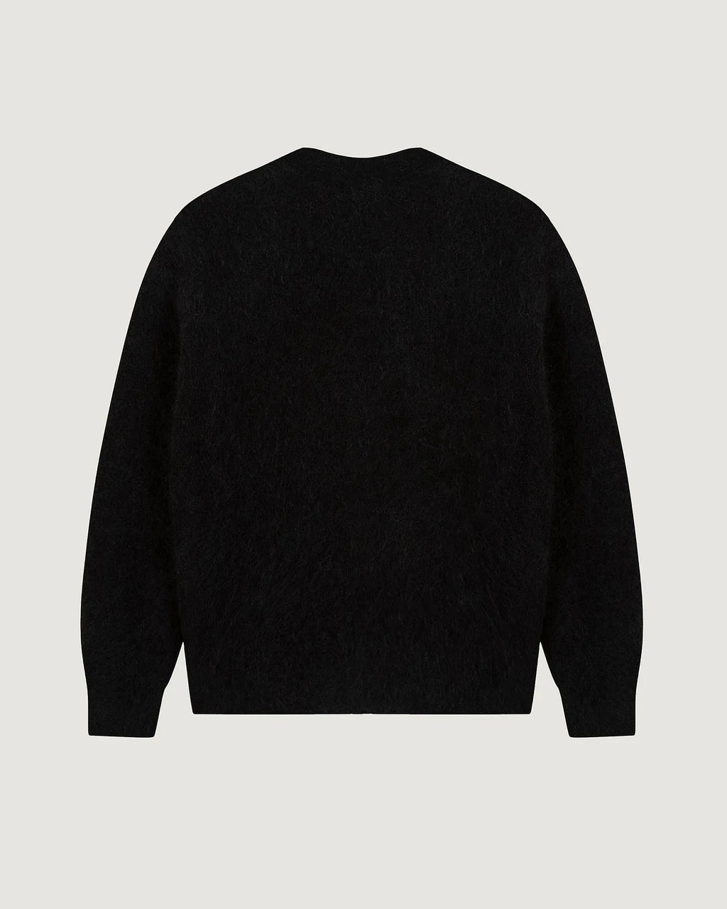 Andigne Mohair Alpaca Cardigan — BLACK
