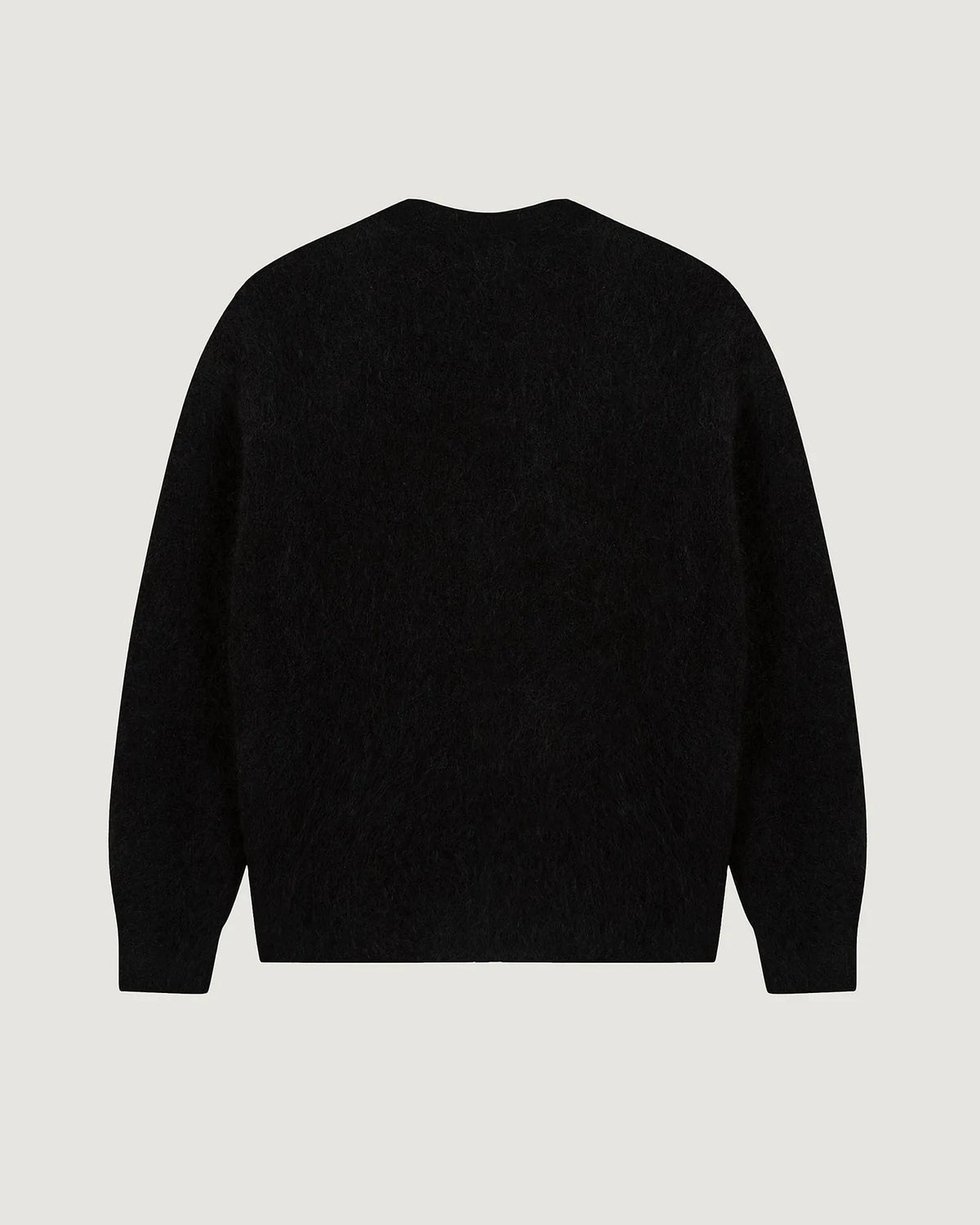 Andigne Mohair Alpaca Cardigan — BLACK