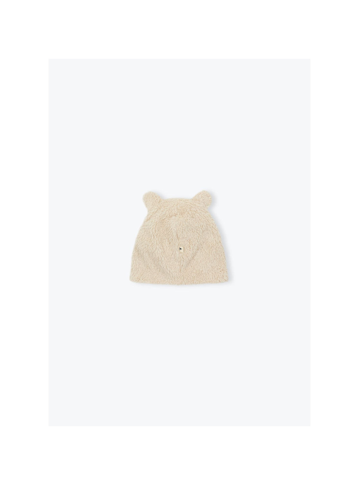 Malo Chapka Twill Fur Baby Hat — BEIGE