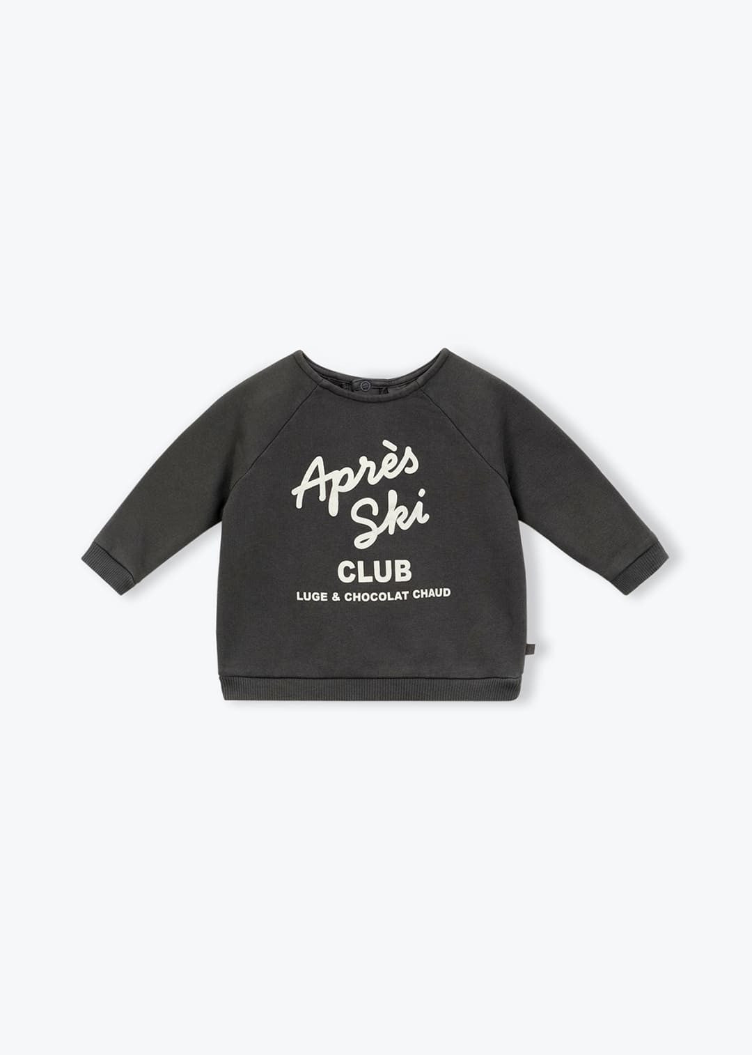 Gustavo Baby/GABINO Sweatshirt Après Ski BIO — ANTHRACITE