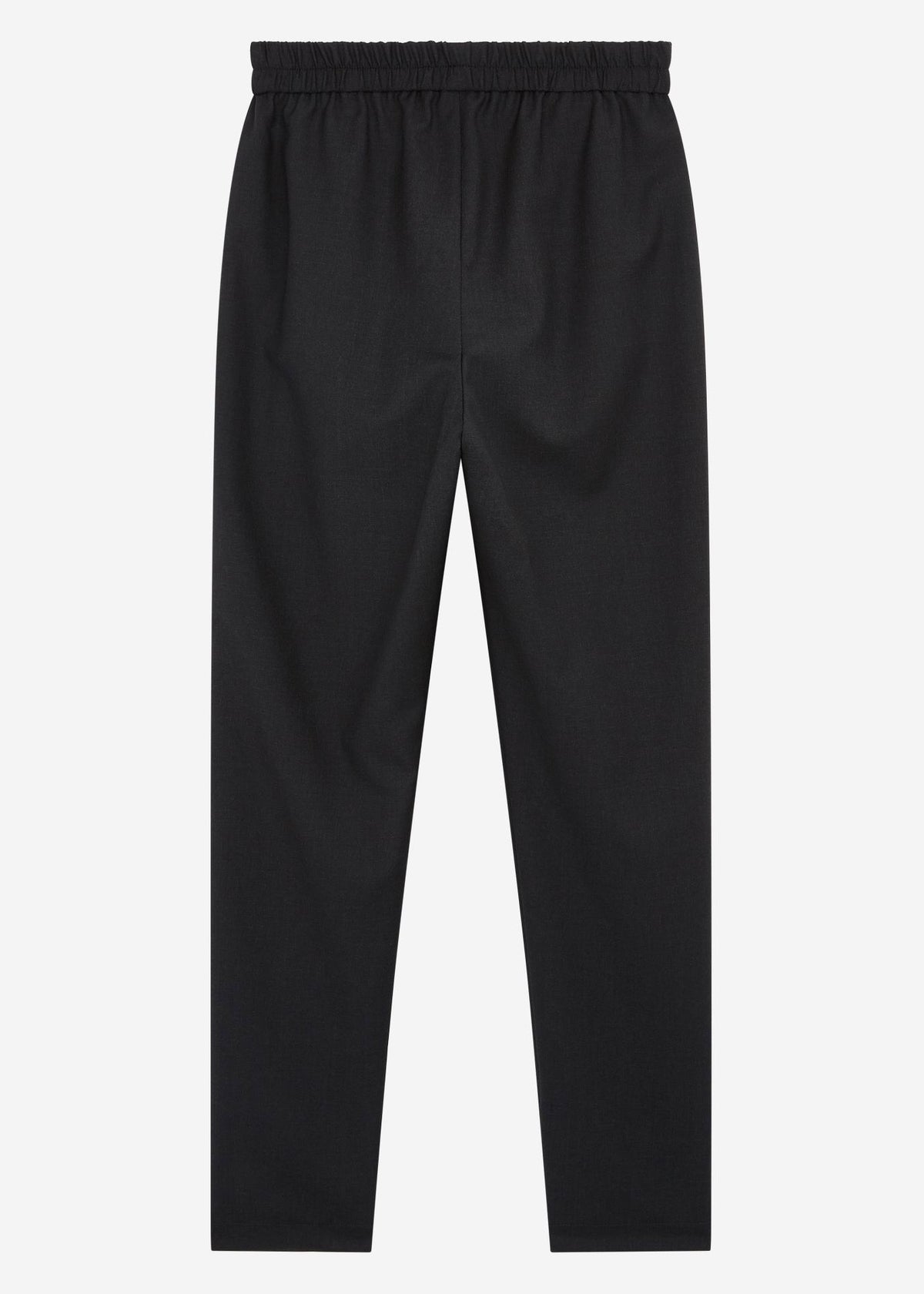 Virgin Wool Jena Pants — BLACK