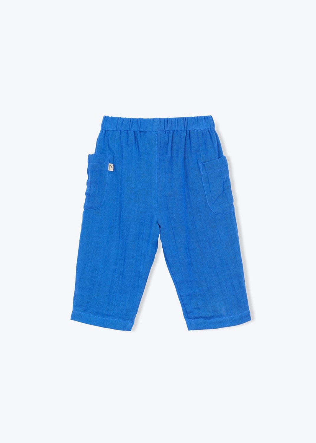 Felias Double Voile Baby Trousers — COBALT