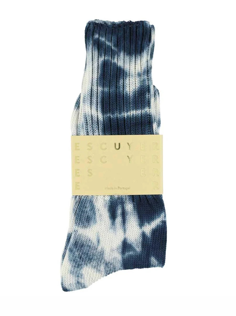 Men Dyed Socks — OFF WHITE / GRAPHITE