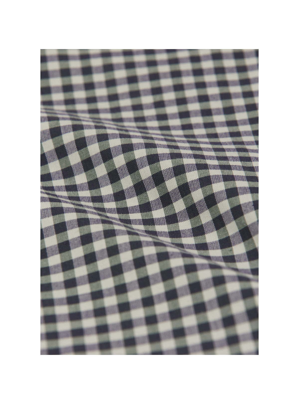 Gaetan Gingham Shirt GOTS  — GREEN