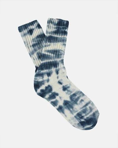 Men Dyed Socks — OFF WHITE / GRAPHITE