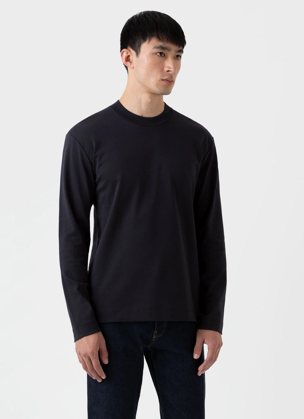 Long Sleeve Heavyweight T-Shirt — BLACK