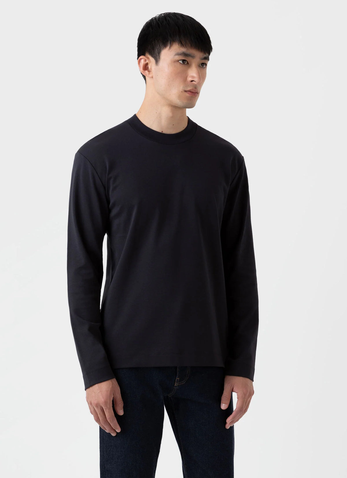 Long Sleeve Heavyweight T-Shirt — BLACK