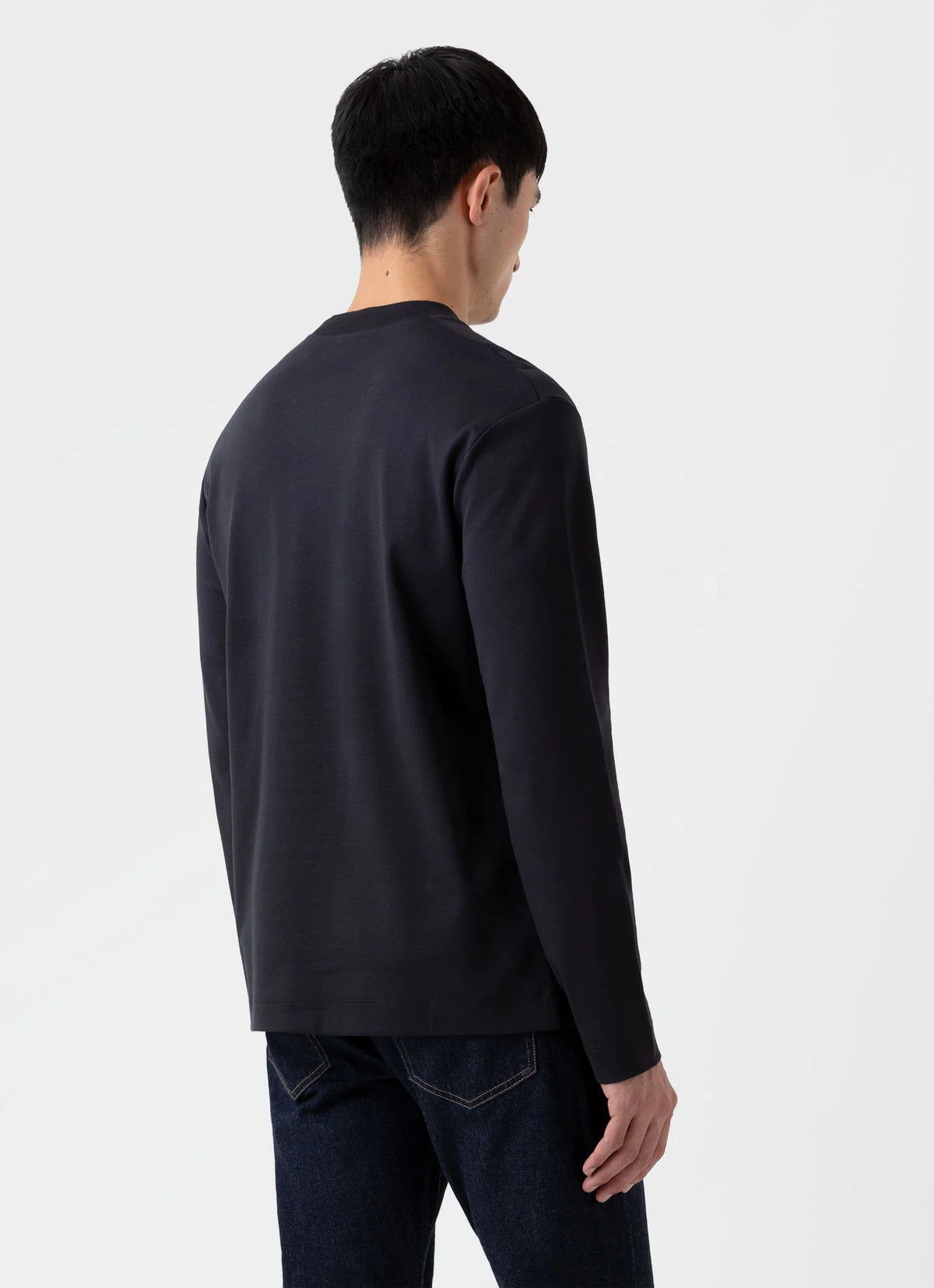 Long Sleeve Heavyweight T-Shirt — BLACK