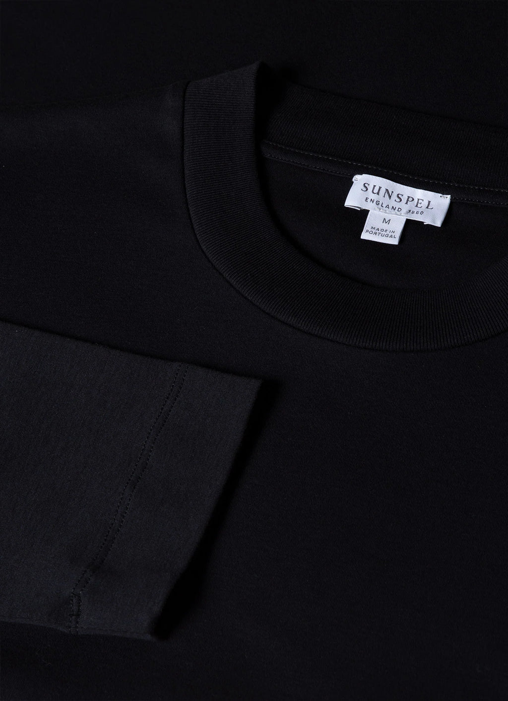 Long Sleeve Heavyweight T-Shirt — BLACK