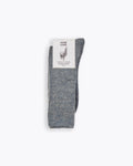 Alpaca Blend Socks — DENIM BLUE