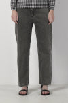Boyfriend Denim Trousers — WHITE