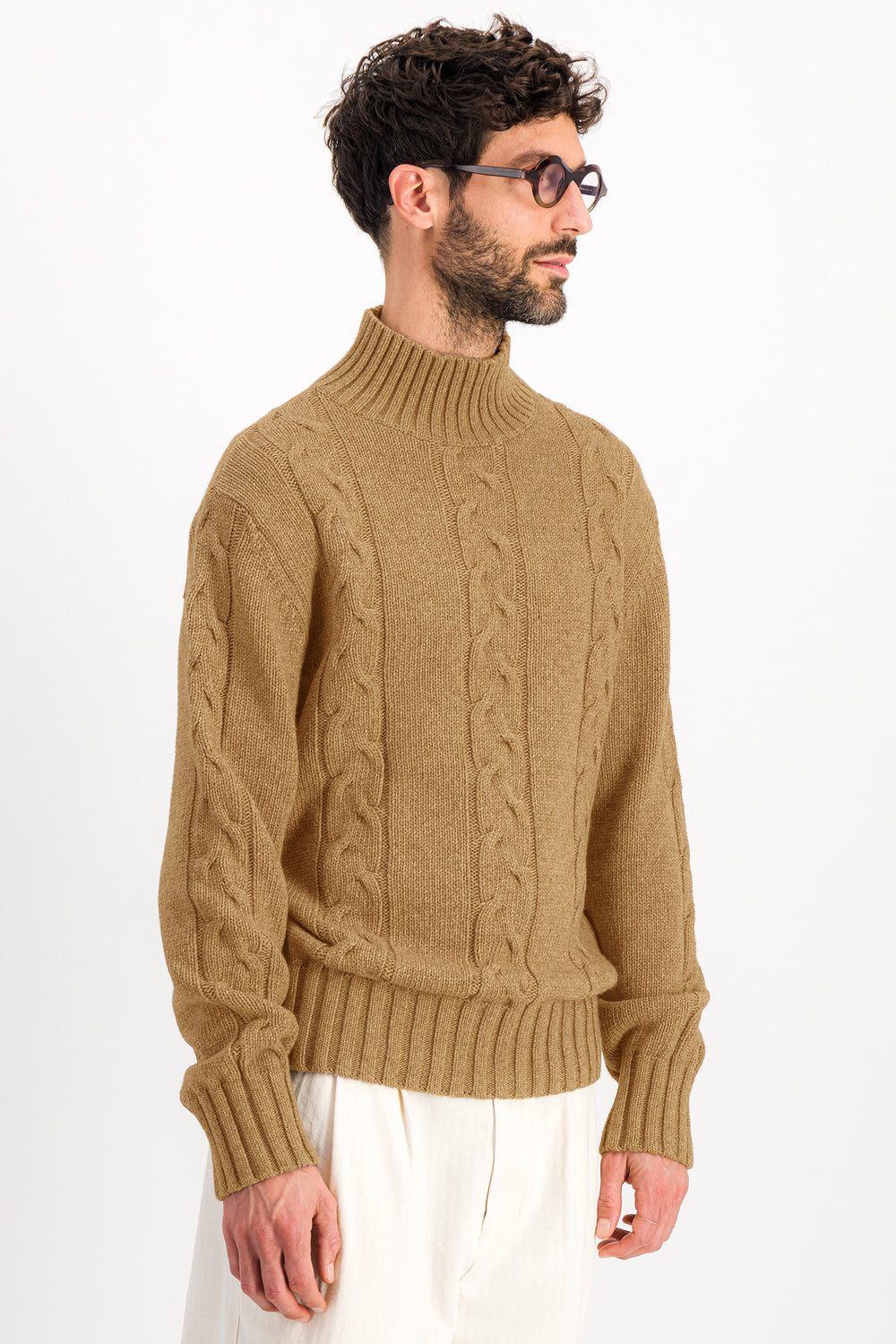 Achille Sweater — CAMEL
