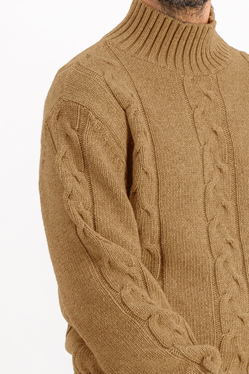Achille Sweater — CAMEL