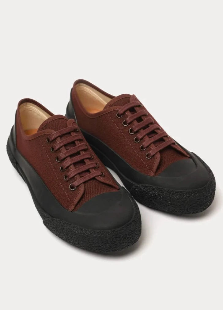 Sharp Canvas Shoe — CHESTNUT