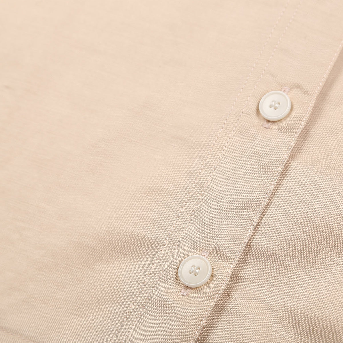 Collarless Shirt Japanese Fabric — LIGHT PINK