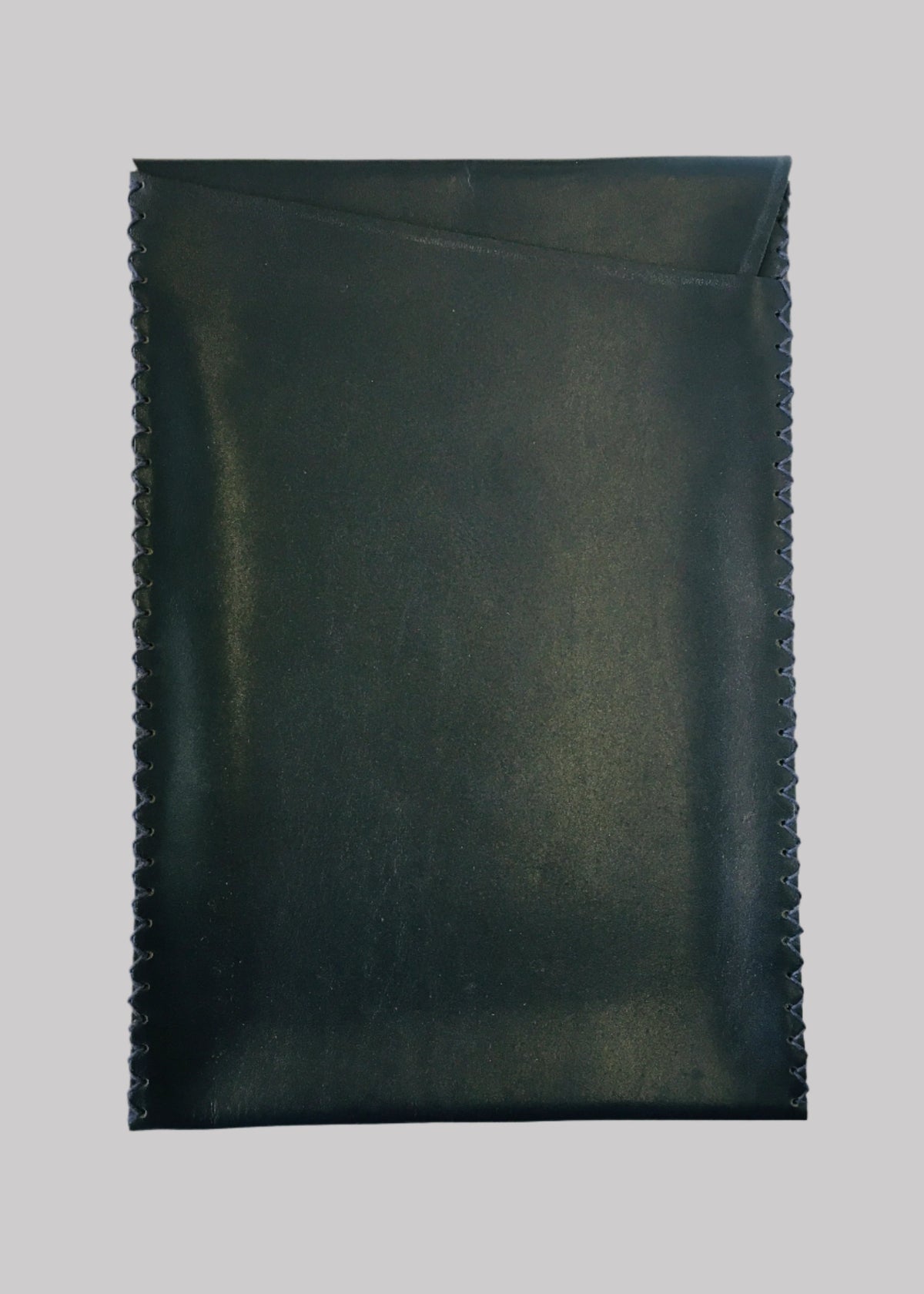 EARLYMADE Handmade Leather Portfolio — BLUE