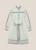Abery Belted Dress — LIGHT BLUE