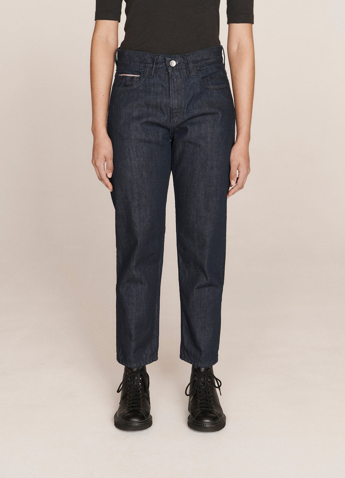 Tearaway Organic Cotton Selvedge Jeans — NAVY