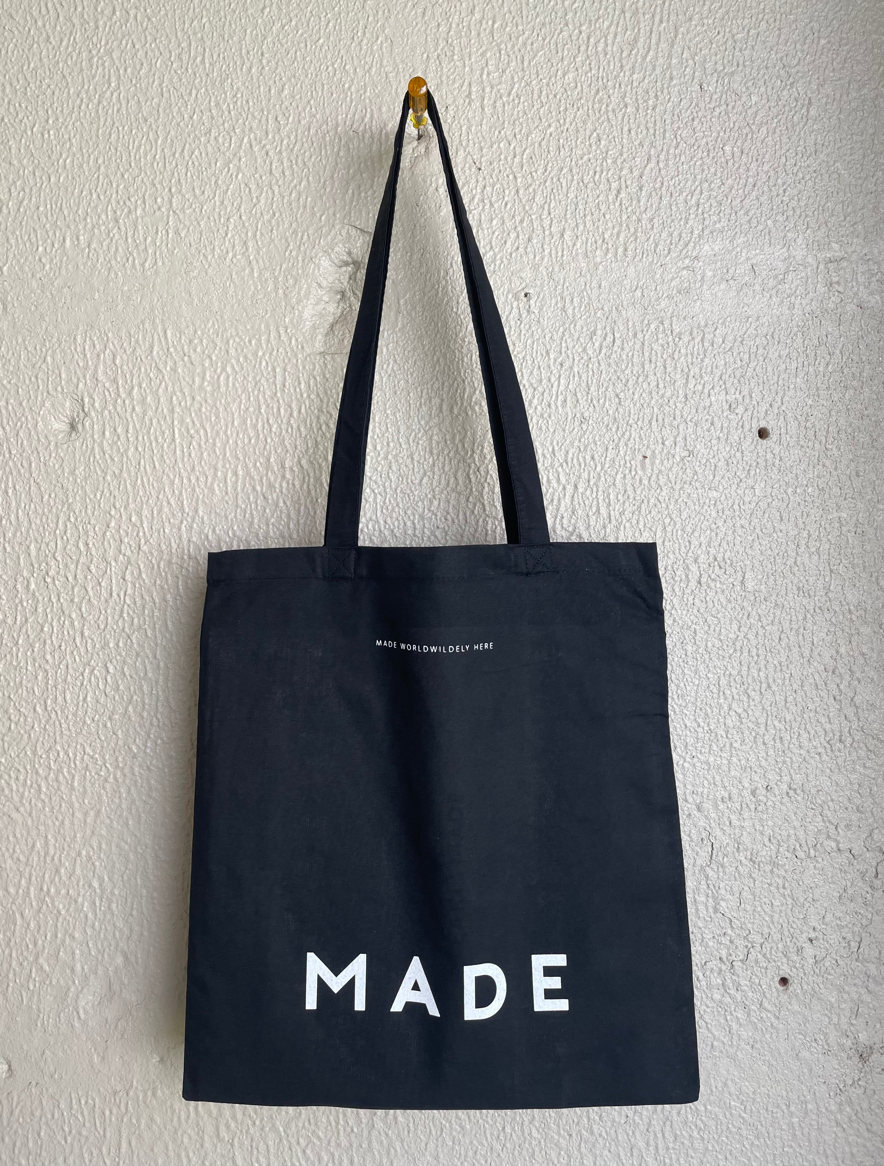 Early Small Tote Bag — BLACK