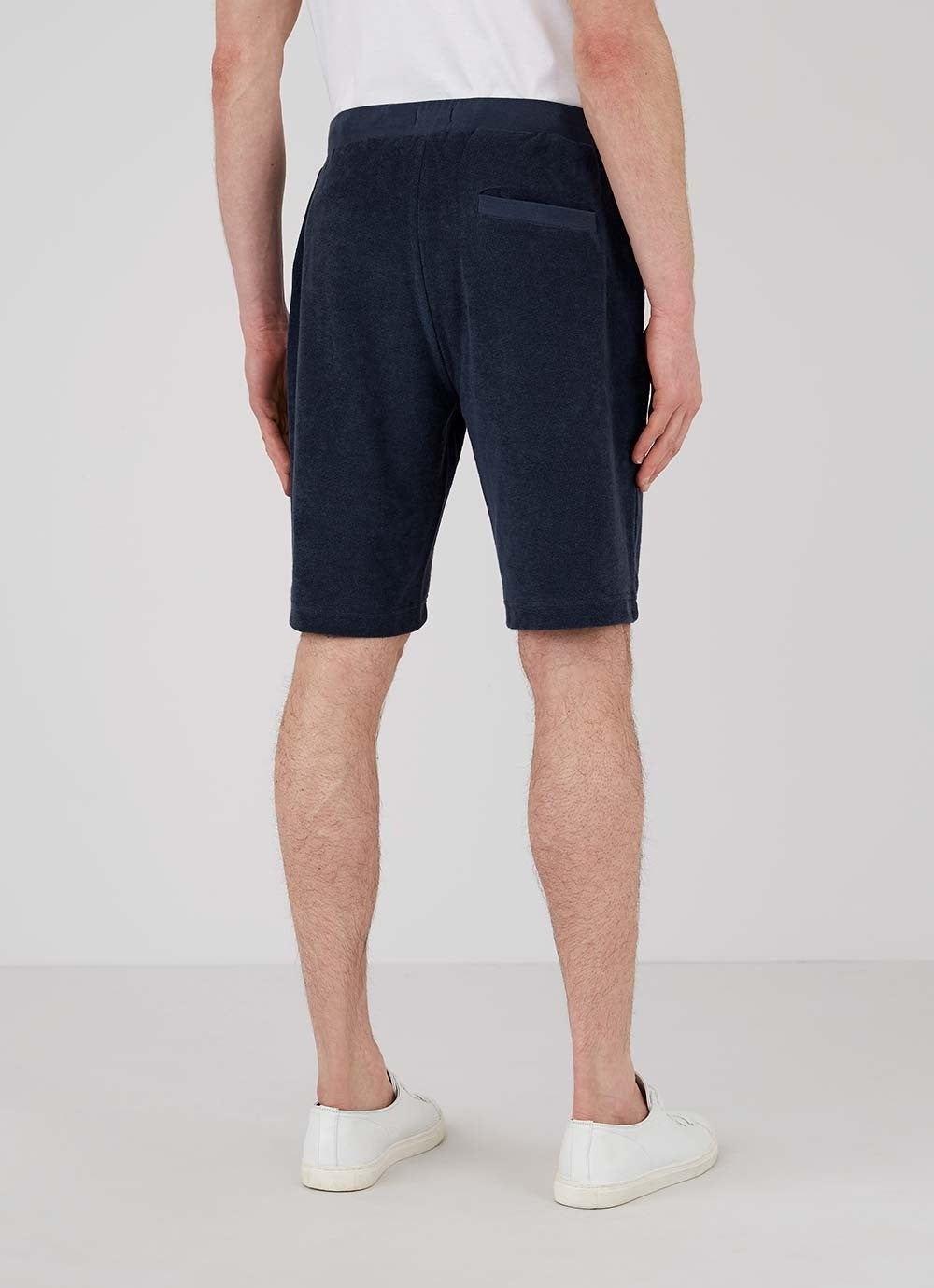 Towelling Shorts — NAVY