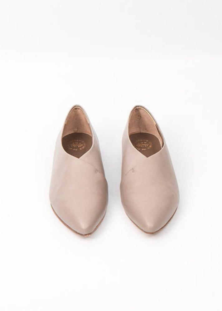 Ganna Flat Loafer Shoe — GREY